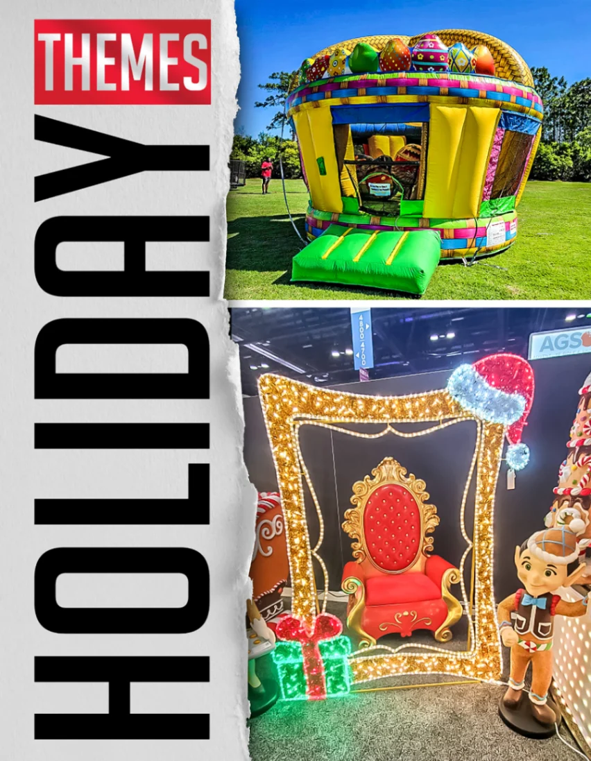 Chicago Holiday Themes rental for Skokie IL events in ZIP codes 60076 and 60077