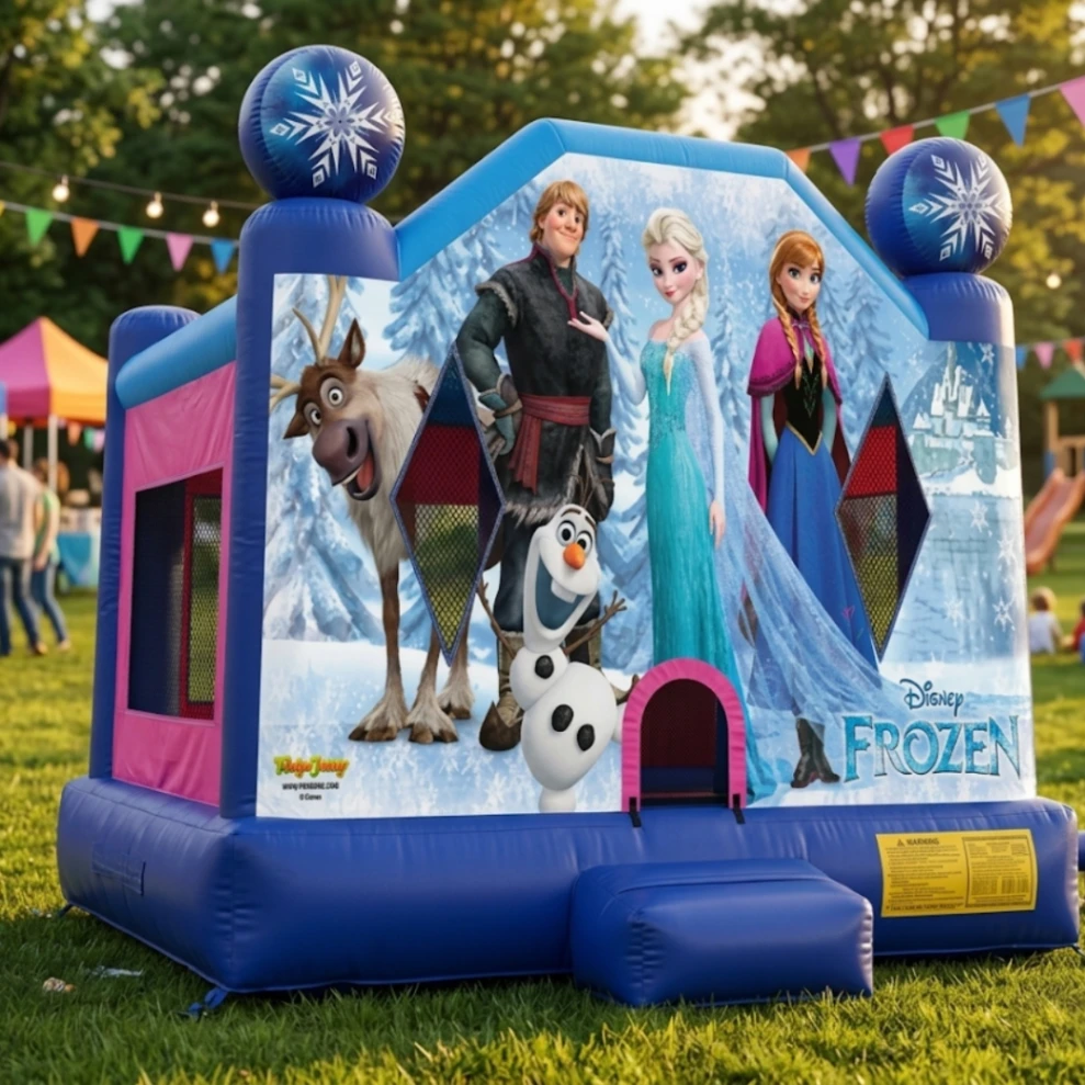 Disney Frozen Bounce House rental for Skokie IL events in ZIP codes 60076 and 60077