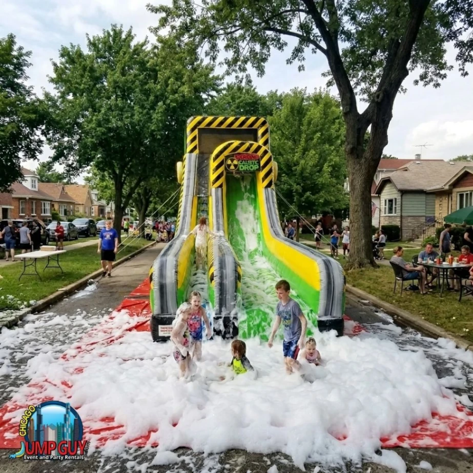Foam Water Slide rental for Skokie IL events in ZIP codes 60076 and 60077