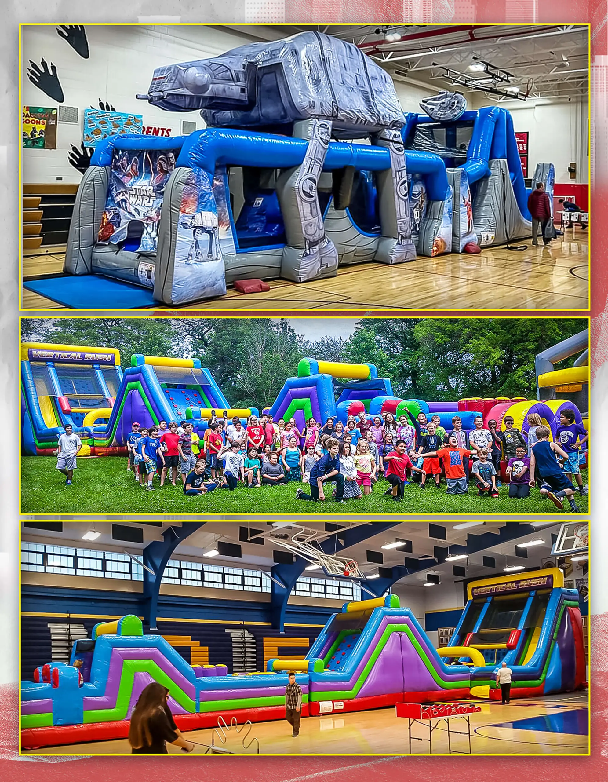 Inflatable Obstacle Course rental for Skokie IL events in ZIP codes 60076 and 60077