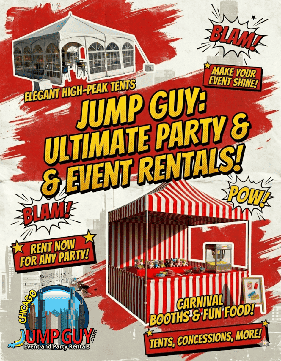 Tent rental for Skokie IL events in ZIP codes 60076 and 60077